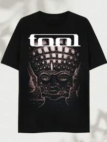 2026: TOOL T-Shirt - Metal Music Shirt - Lateralus Album Shirt - Sweatshirt Hoodie Printed T-Shirt - Made Of Pure Cotton, Soft And Breathable, Suitable For Men And Women. It Is A Casual Shirt That Is Suitable For All Seasons And Serves As A Fashionable Souvenir. It Is Suitable For Daily Use, For Street Fashion Enthusiasts And For Music Lovers. - 黑色 - 查看 1