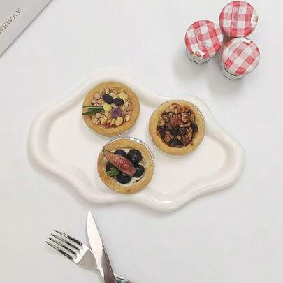 Ins Style High-Quality Cute Matte Jewelry Tray, Photo Prop Decor, Jewelry Organizer, Background Accessory