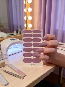 Full Nail Art Stickers, Women's Nail Stickers, Self-Adhesive Waterproof, Easy To Use, No Need To Remove Nail Polish, Suitable For Holidays, Parties, Gifts, Showcase Fashion, Personalized, And Elegant - Multicolor - View 1