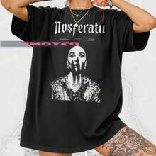 Nosferatu 2024 T-Shirt Robert Eggers Horror Movie Tee - màu đen - Xem 1