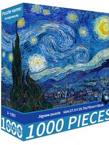 Paper Puzzle Adult 1000 Piece Landscape Animal Map Puzzle Decompression Plane Puzzle Toy Gift (Hobby, Paper Puzzle, Puzzle Decompression, Puzzle, Adult Puzzle, Cute Healing) High Difficulty, Decompression, Plane Puzzle, Birthday, Mother's Day Gift, New Year Small Gift, Cute, Paired Party, Fun Toy. Business Gifts, Festival Gifts, Etc - Multicolor - View 13