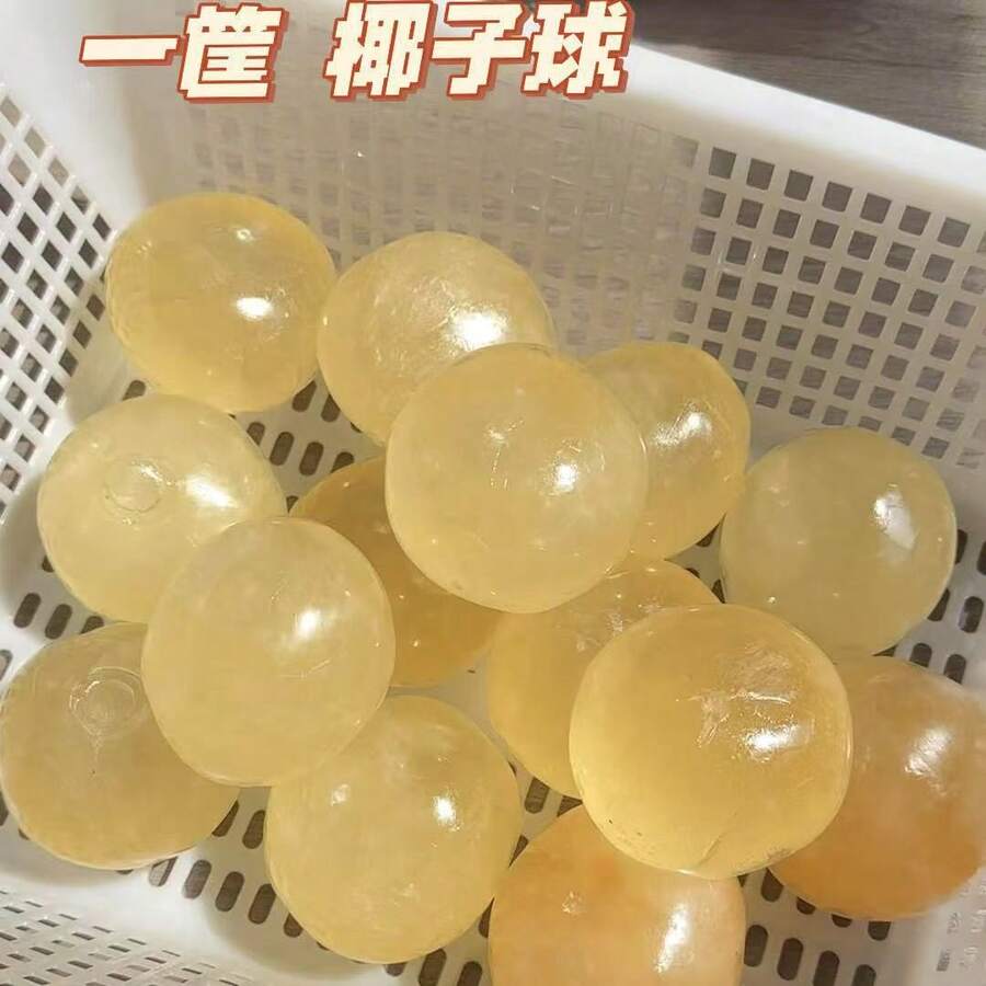 Matching Super Popular Handmade Coconut Oil Squeeze Ball, Pure Handcraft DIY Stress Relief Gift - Multicolor - View 1