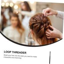 6-100件装接发环针穿线器拉钩工具和珠子装置工具，适用于接发 - 查看 11