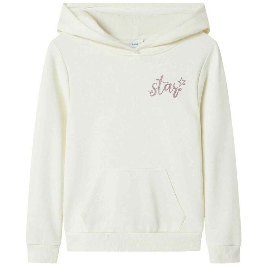 Name It Hoodie 13246279-CLOUDDANCER For Girls In Color White - أبيض - مشاهدة 1
