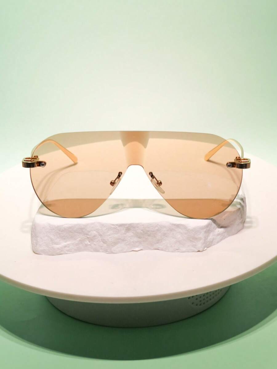 1 Pair Geometric Pattern Retro Casual Bohemian Palace Style Party Cute Street Elegant Unisex Middle East Ramadan Commute Party Fashion Glasses Casual Business Versatile All Season - A - View 1