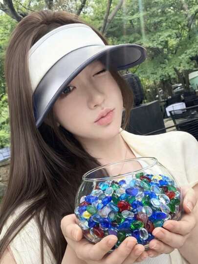 200/500克 多彩装饰水族箱砾石 – 色彩鲜艳的彩虹鹅卵石，适用于鱼缸、水族箱、植物展示和工艺品制作 – 天然石材，适用于淡水和海水水族箱