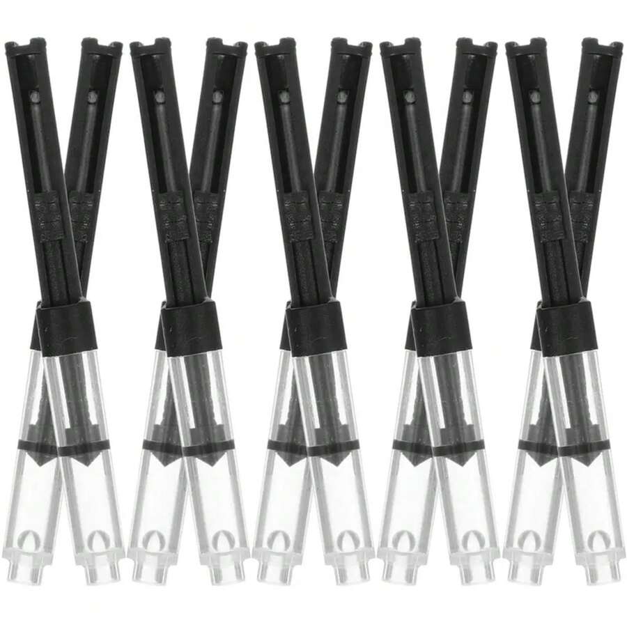 Mecanismo absorbente de tinta para pluma estilográfica, convertidor de resorte de tinta portátil y ligero para uso escolar y de oficina, 10 Uds. KCGT - 1 - Ver 1