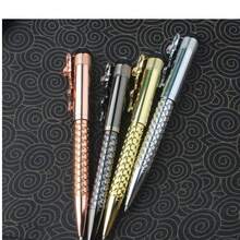 Creative Snake-Shaped Rotating Ball Pen, Hot Selling Gift, Electroplated Metal Medium Ballpoint Pen, Customizable Logo, Office Stationery - Round - View 5