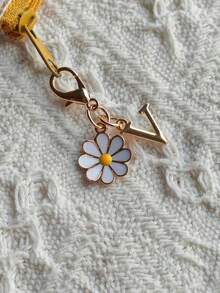 1 Letter Keychain - Name/Initial (A-Z) - Durable Gift, Suitable For Men And Women - Applicable For Keychains With Father, Mother, Teacher, Friend Initials, Can Be Used For Backpack And Car Key Decoration, Suitable For Graduation Season, Mother's Day, Father's Day, Wedding, Birthday Party And Other Occasions. - Multicolor - View 29