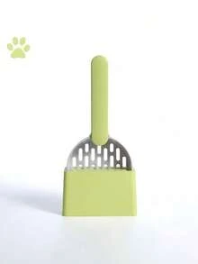 猫砂铲套装（含底座）、塑料猫砂铲、粪便筛网、网状铲、不粘长柄猫砂铲、猫砂盆清洁铲、猫咪清洁工具、猫咪用品、猫砂盆清洁 - 彩色 - 查看 14