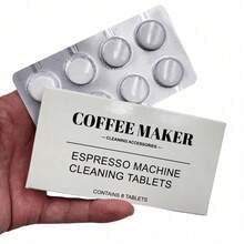 8 piezas Tabletas efervescentes para la limpieza del tanque de agua de la máquina de café de lujo ES601/ES701 Accesorios - Caja de 8 piezas - Ver 3