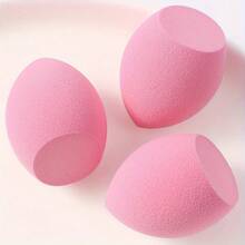 Set de esponjas de maquillaje, borla de polvos con forma de calabaza, borla de polvos con forma de gota de agua, esponja de cojín de aire, herramientas de maquillaje - Tamaño mediano con fondo biselado. - Ver 2