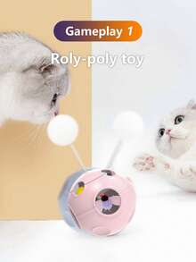 Interactive Cat Toys, Tumbler Toys, Puzzle Toys, Variety Of Play Modes, Self-Entertainment For Cats - View 1