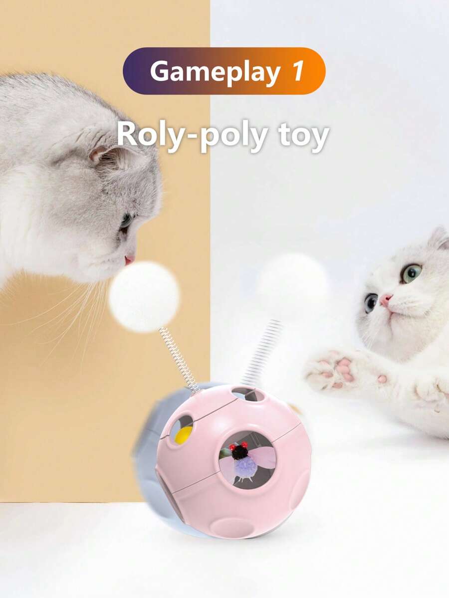 Interactive Cat Toys, Tumbler Toys, Puzzle Toys, Variety Of Play Modes, Self-Entertainment For Cats - View 1