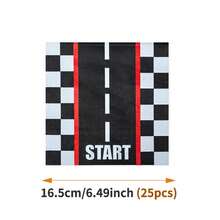 1 Set Racing Wheel Disposable Plates, Napkins, Cups, Suitable For 10 Guests, One-Time Party Supplies Set For Birthday, Wedding, Theme Party, Family Picnic - Style 1 - View 6