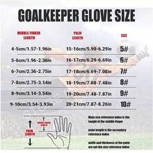 ATLANDER 1双乳胶足球守门员手套，成人青少年加厚款，舒适透气，经久耐用，防滑腕带，专业防护，比赛训练守门员足球户外运动男女款守门员手套，粉色 - 粉色 - 查看 13
