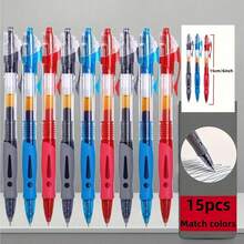 1支/10支/36支装 0.5mm 按动式圆珠笔套装，黑色/红色/蓝色 0.5mm 墨水笔芯，书写流畅，按压式笔芯，散装包装，文具，办公用品，礼品 - A - 查看 11