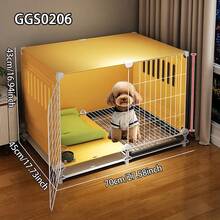 Modular Home Dog Cage With Pullout Tray, Small Pet Crate With Drawer, Suitable For Puppies, Teddy/Pomeranian And Other Small Dogs, Rabbits And Other Small Animals - Multicolor - View 1