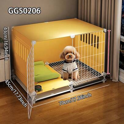 Modular Home Dog Cage With Pullout Tray, Small Pet Crate With Drawer, Suitable For Puppies, Teddy/Pomeranian And Other Small Dogs, Rabbits And Other Small Animals