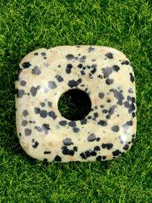 Natural Stone Square Peace Buckle Pendant-30*30mm With A Thickness Of 7Mm,Three-Dimensional Pendant For Jewelry Making, Handmade Necklace Additions, Valentine'S Day Gift, New Year Gift (Natural Stone Color And Texture Are Random) - Multicolor - View 21