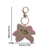 New Handmade Beaded Starfish & Coconut Tree Keychain Pendant, Bag Charm, Unisex, Durable - Perfect Gift For Travel And Daily Wear - Multicolor - View 9