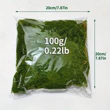 300g/10.58oz, 200g, 100g, 40g Simulated Moss Lawn, Artificial Fake Moss Micro Landscape Layout, Green Plant Lawn, Potted Plant Window Decor Landscape Design - Multicolor - View 13