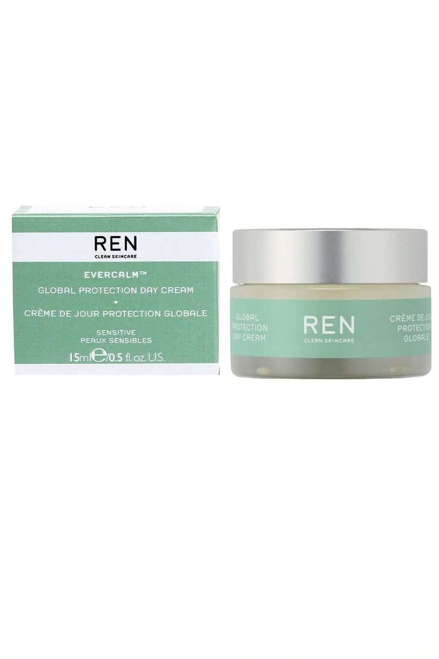 Ren Evercalm Global Protection Day Cream 15ml Sensitive Skin - Blueberry - View 1