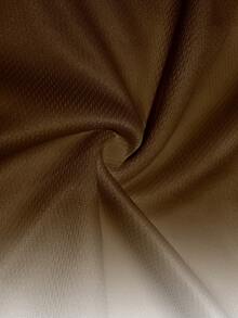 Plus Size Men's Beach Vacation Inner Pattern Printed Double-Layer Shorts - Brown - View 4