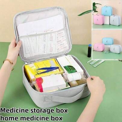 3件套/1件便携式医疗包，药品收纳盒，家用急救包，布艺医疗应急用品，健康应急包，收纳袋，大容量医疗包，药品收纳盒。便携式药包，医疗包，旅行配件，送给家人、朋友的礼物，母亲节、父亲节、万圣节、感恩节、圣诞节、新年、情人节礼物，手持斜挎式应急包，急救包，大/小号医疗收纳袋，安全防护用品，紧急救援套装及用品，便携式旅行急救包。