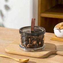 1/2/3 Tier Round Transparent Food Storage Container, Suitable For Grains, Spices, Snacks, Kitchen Refrigerator Cabinet Countertop Organizer - Multicolor - View 6