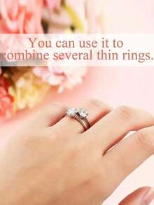Ajustador de tamaño de anillo transparente, ajustador de anillo invisible, reductor de tamaño de anillo suelto para dedos de mujer, pegatina invisible, juego de herramientas de costura DIY para joyería, adecuado para anillos de boda y comodidad de joyería - Multicolor - Ver 4
