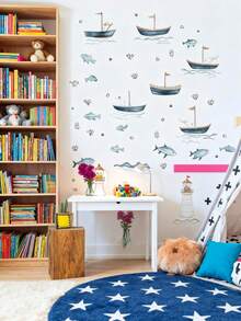 1 pieza/3 piezas - Papel tapiz - Pegatinas decorativas para paredes para habitaciones de niños/niñas, guardería, dormitorio, sala de estar, ventana - Decoración creativa y linda para la habitación de los niños - Multicolor - Ver 5
