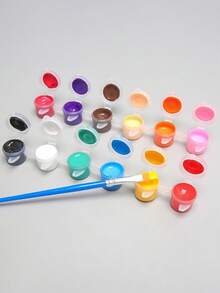 8件/11件套木制复活节彩蛋造型装饰套装，包含画笔和多种颜色颜料，空白木制装饰品，复活节彩蛋造型木制摆件，配有木制部件和绳子，适合复活节春季DIY家居装饰、复活节装饰品、复活节节日挂饰、艺术工艺品礼品、生日、毕业季等场合。 - 彩色 - 查看 6