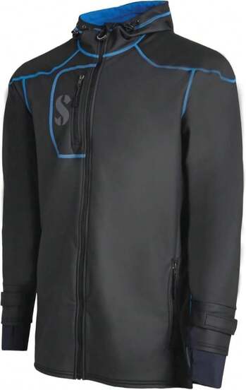 SCUBAPRO Men'S Cruise Coat For Watersports, Windproof And Water Resistant With Fleece Lining, 2X-Large, Blue