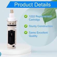 1pc 1222 Replacement Cartridge Compatible With Tub Shower, Faucet Replacement Parts Shower Cartridge Replacement 1222 Cartridge Shower Accessories - A - View 5