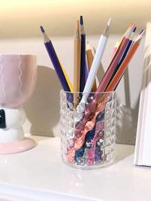 三件套棉签盒套装 - 浴室收纳套装，包括球形盒、牙线棒、带托盘的棉签盒和带盖药罐。 - 多色 - 查看 8