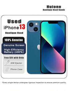 Apple 二手蘋果 iPhone 13 智慧型手機，雙卡雙待 4G，95% 新，原廠螢幕和高效電池（≥90%） - 多色 - 查看 11