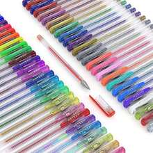 ARTEZA Gel Pens, Set Of 60 U2013 Fine Point Colored Ink Pens For Journaling, Adult Coloring, Note-Taking &Amp; Decorative Writing, Variety Of Finishes - ColorC - 查看 2