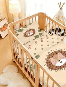 1 Set Baby Bedding, Cute Pattern Duvet Cover Set, Polyester Material, For Decorating Baby Bedroom, Baby Bed Gift, Holiday And Season - Multicolor - View 6