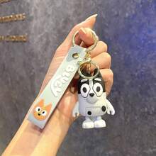 Hasbro 1件裝 Family Bingo Friends 鑰匙圈禮品，卡通聖誕裝飾收藏鑰匙圈組－Coco、藍色狗狗，派對小禮品、派對配件、裝飾包掛飾與收藏品，動漫包掛飾、汽車鑰匙圈禮品袋，可愛高品質迷你公仔 - 彩色 - 查看 11