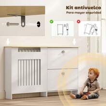 HOMCOM Protección de enchufe - Blanco - Ver 7