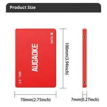 Unidad de estado sólido SATA III SSD de 2.5 pulgadas de 128GB, 256GB, 512GB, unidad de estado sólido interna compatible con portátil y PC de escritorio, velocidad de lectura de 550MB/s - Ver 7