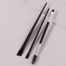 3件套：超细刀片眼线刷、扁平刀片眉刷、二合一双头睫毛夹/眉刷 - 彩色 - 查看 3