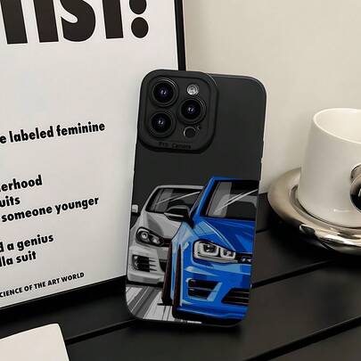 Racing Car Artistic Element, Popular Creative Cartoon Design, Suitable As Birthday Or Christmas Gift For Couples, Girlfriends, Daughters, Teenagers