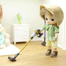 1 Bộ búp bê - Mô hình nhà búp bê thu nhỏ, máy hút bụi mini bằng nhựa, vật trang trí cảnh thu nhỏ, mô hình nhà búp bê sáng tạo, phụ kiện dọn dẹp và trang trí, vật phẩm sưu tập thu nhỏ. - Nhiều màu - Xem 4
