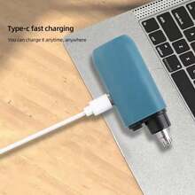 Rechargeable Electric Nose Hair Trimmer, 2-In-1 Fully Automatic Washable Shaver For Men & Women, 150mAh - Multicolor 1 - View 7