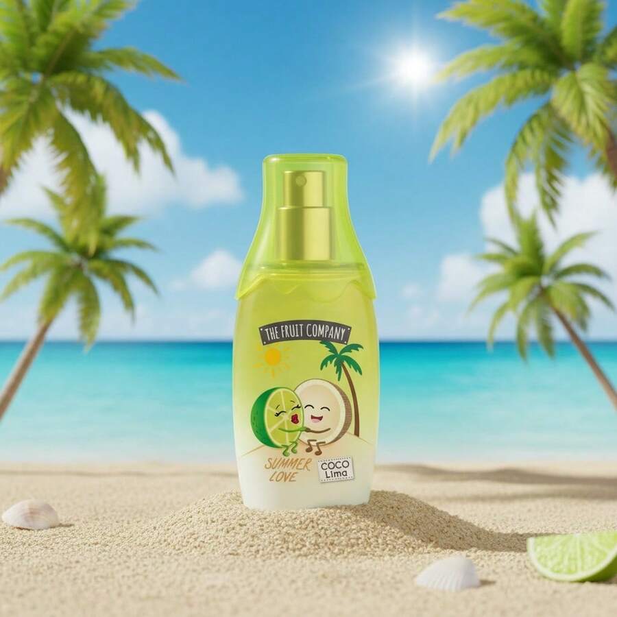 The Fruit Company 香氛系列,設有西瓜雞尾酒、蜜桃天堂、椰子青檸、香草島和蜜瓜飛濺等甜美果香。清淡香氛,適合日常使用。便捷噴霧設計。 ✅ 24/48 小時內送達西班牙。 - 椰子青檸 - 查看 1