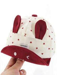 1顶婴儿帽，秋季婴儿鸭舌帽，新款幼儿男女童可调节软棒球帽 - 彩色 - 查看 7