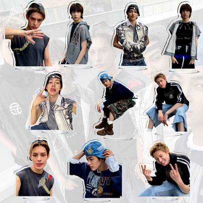 COR/TIS Boyband Acrylic Standee, 10cm Acrylic Standee Decor For Zhao Yufan, James Juhoon, An Ganhao, Keonho