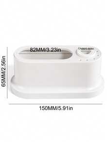 Multi-Functional Nail Drill Holder & Polishing Pen Organizer, Nail Drill Bit Storage Box With 8 Slots, Manicure Nail File & Grinder Head Stand - Multicolor - View 3